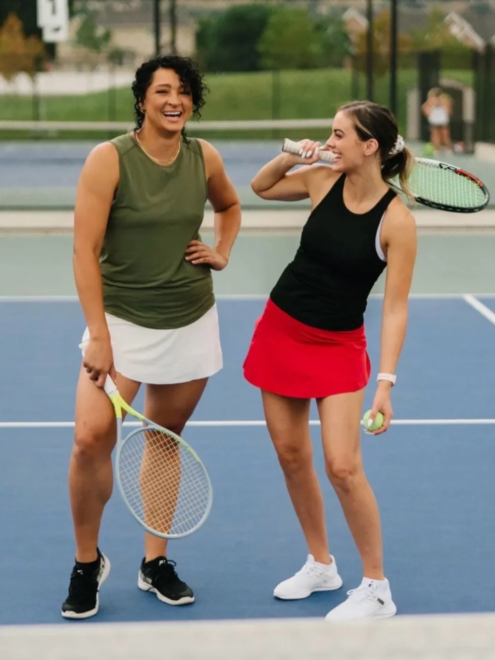 Zyia Red Grand Slam Skirt size Large Skort Built in Shorts Tennis Golf